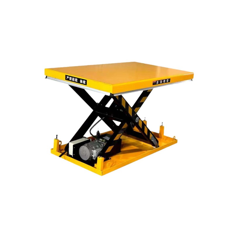 Heavy Equipment Transport - Mesa elevadora de tijera fija de