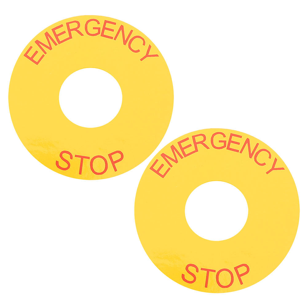 Heavy Equipment Warning Sign - 2 pegatinas de PVC de alta