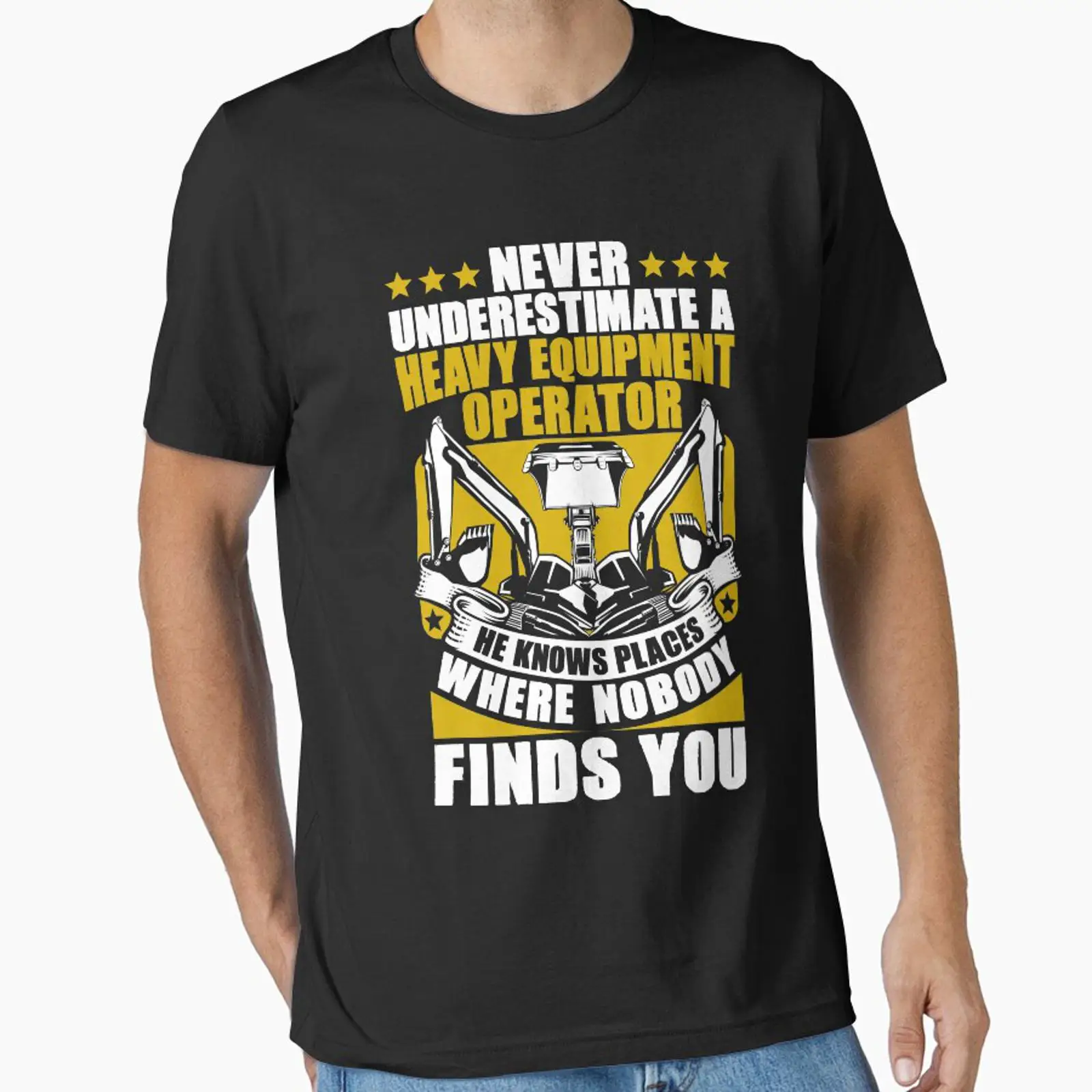 Heavy Equipment Driver - Camiseta esencial para operador de equipo
