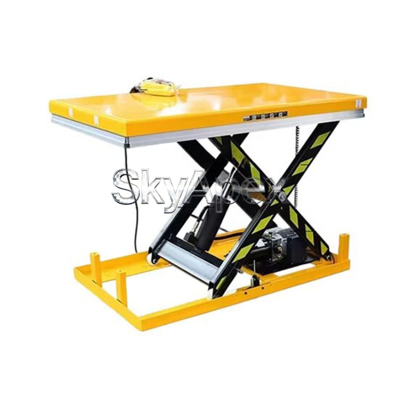 Mesa elevadora de tijera fija  - Heavy Equipment Transport reseña y precio