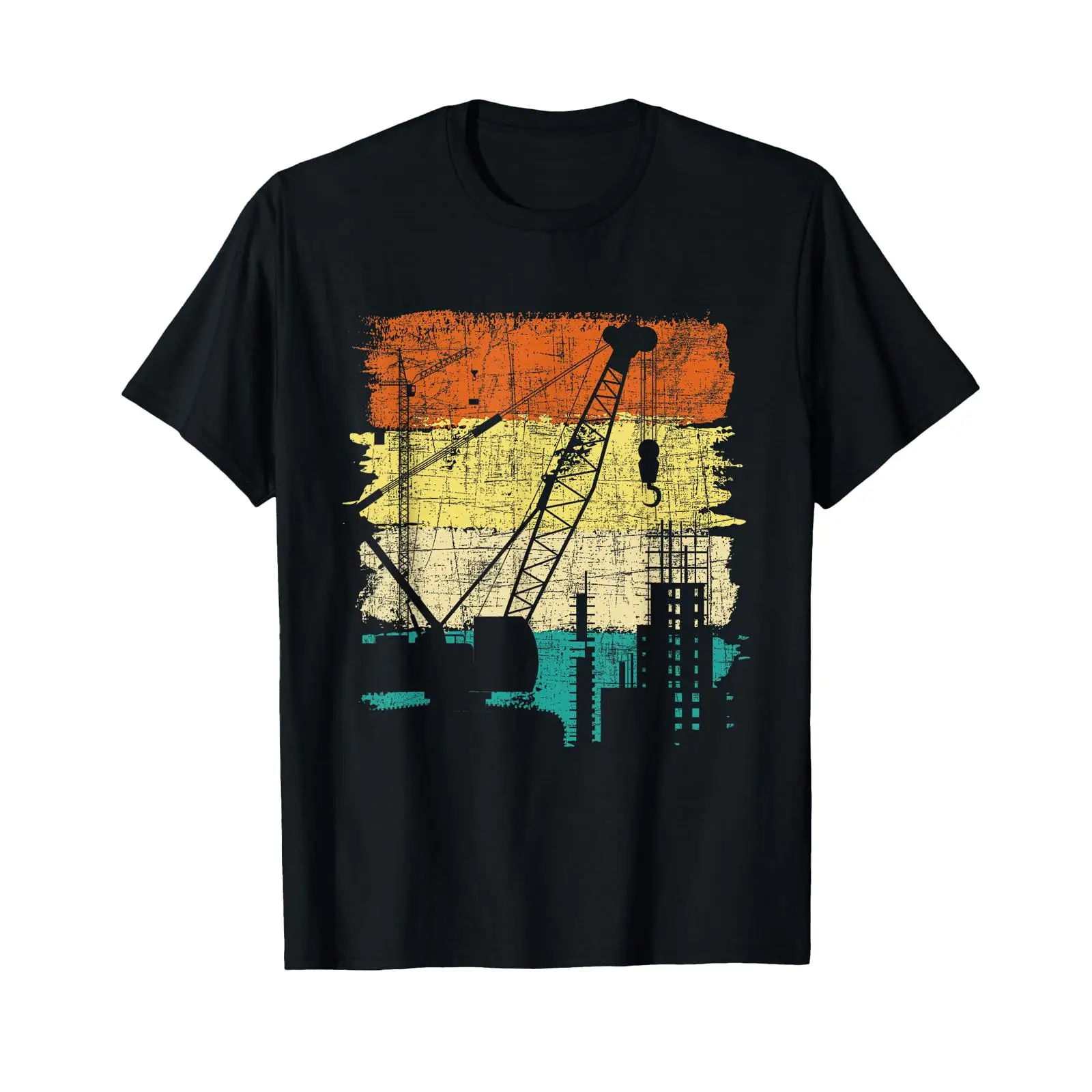Camiseta Crane Drive Retro Tow - Heavy Equipment Driver reseña y precio