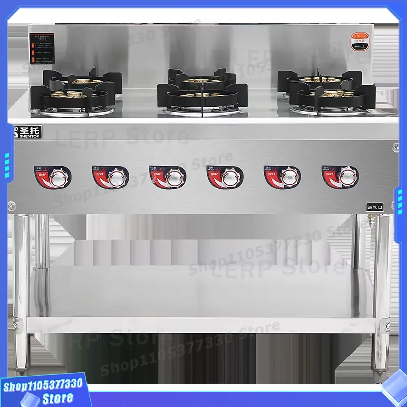 Estufa de Gas Comercial de 6 Q - Heavy Equipment In Kitchen reseña y precio
