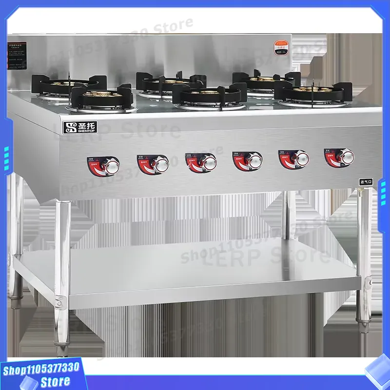 Estufa de Gas Comercial de 6 Q - Heavy Equipment In Kitchen reseña y precio